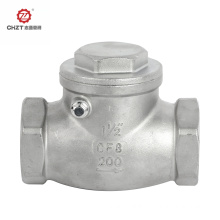 Swing check valve for water